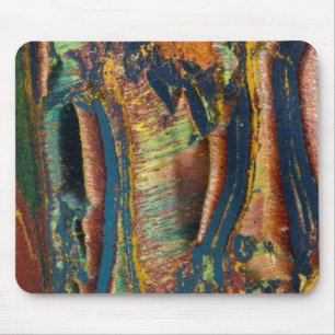 Kleurrijk abstract van een Tijgeroog Muismat