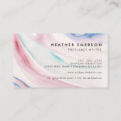 Kleurrijk Abstract Visitekaartje (Achterkant)