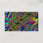 Kleurrijk abstract Visitekaartje (Achterkant)
