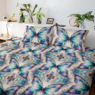 Kleurrijk abstract vlinderontwerp accent kussen