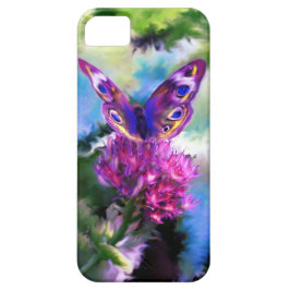 Kleurrijk Abstract vlinderschilderij iPhone 11 Hoesje