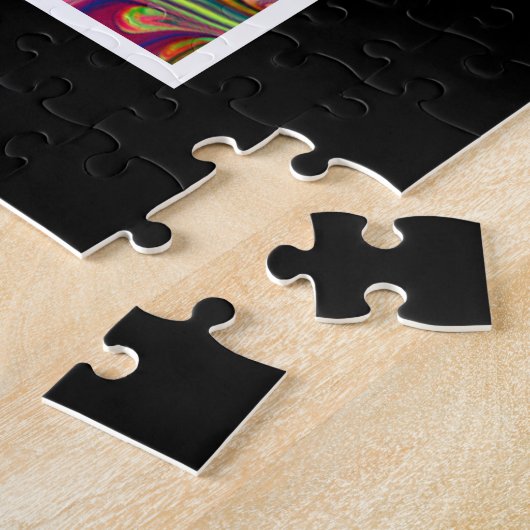Kleurrijk Abstract vun hard moeilijk kleurrijk Legpuzzel (Zijkant)
