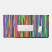 Kleurrijk abstracte strepen bureaumat (Keyboard & Muis)