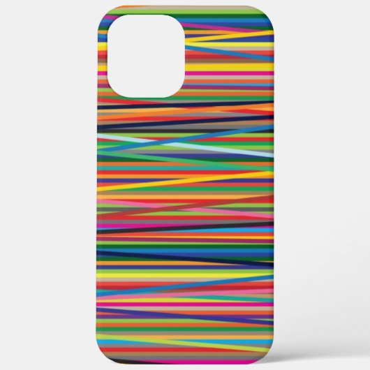 Kleurrijk abstracte strepen Case-Mate iPhone case (Achterkant)