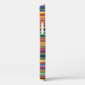 Kleurrijk abstracte strepen Case-Mate iPhone case (Achterkant / Rechts)