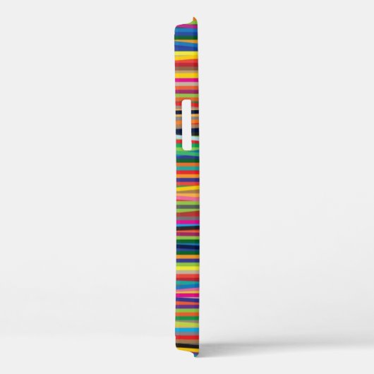 Kleurrijk abstracte strepen Case-Mate iPhone case (Achterkant / Rechts)