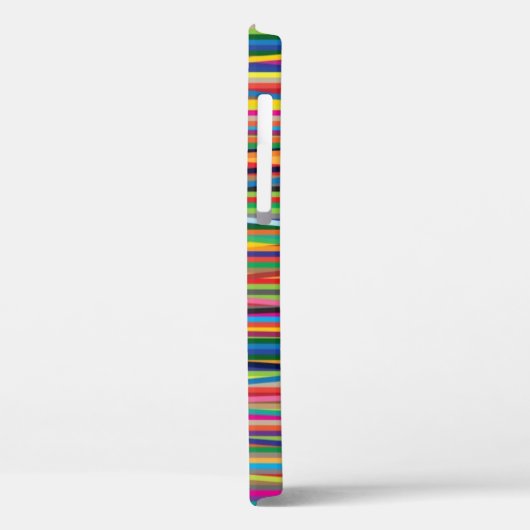 Kleurrijk abstracte strepen Case-Mate iPhone case (Achterkant / Links)