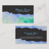 Kleurrijk acryl ontwerp visitekaartje (Voorkant / Achterkant)