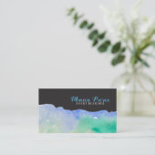 Kleurrijk acryl ontwerp visitekaartje (Staand voorkant)