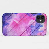 Kleurrijk acrylverf op hout #6 Case-Mate iPhone case (Achterkant (horizontaal))