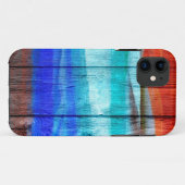 Kleurrijk acrylverf op hout #8 Case-Mate iPhone case (Achterkant (horizontaal))