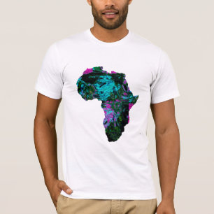 Kleurrijk Afrika Afrikaans continent - T-shirt