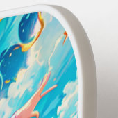 Kleurrijk/anime/cartoon Pickleball Paddle (Links Detail)