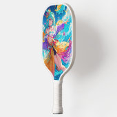 Kleurrijk/anime/cartoon Pickleball Paddle (Links)
