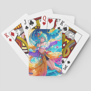 Kleurrijk/anime/cartoon Pokerkaarten