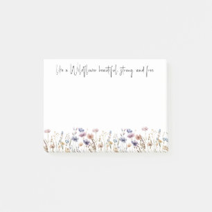 Kleurrijk Aquarel Wilde Bloem Post-it® Notes