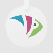 Kleurrijk aquarium vis illustratie ontwerp ornament (voorkant)