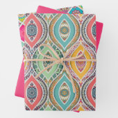 Kleurrijk Arabisch mandala Marokkaans exotisch ont Inpakpapier Vel (In situ)