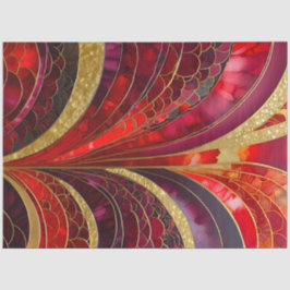 Kleurrijk Art Deco Weefselpapier Tissuepapier