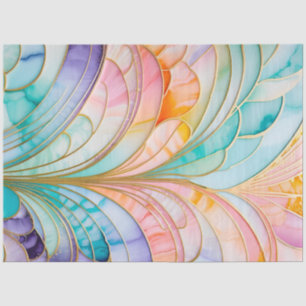 Kleurrijk Art Deco Weefselpapier Tissuepapier