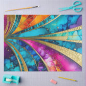 Kleurrijk Art Deco Weefselpapier Tissuepapier (Craft)