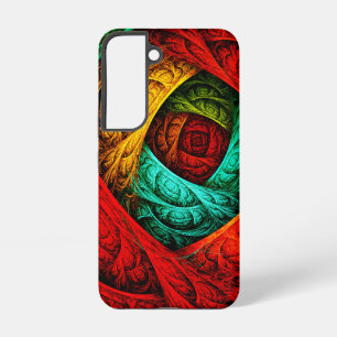 Kleurrijk artistiek modern abstract kunstpatroon # samsung galaxy hoesje