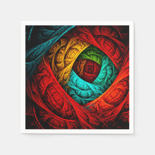 Kleurrijk Artistiek Modern Abstract Kunstpatroon # Servet