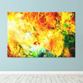 Kleurrijk artistiek palet canvas afdruk (Insitu (Houten vloer))