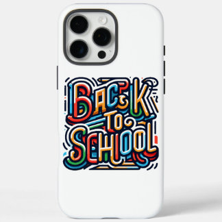 Kleurrijk Back to School ontwerp iPhone 16 Pro Max Hoesje