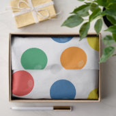 Kleurrijk balpatroon tissuepapier (Geschenk)