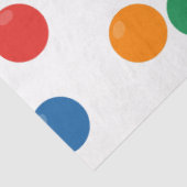 Kleurrijk balpatroon tissuepapier (Detail)