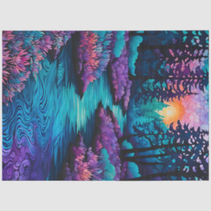 Kleurrijk Batik Forest Art Tissue Paper Tissuepapier