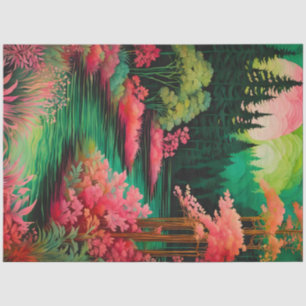 Kleurrijk Batik Forest Art Tissue Paper Tissuepapier