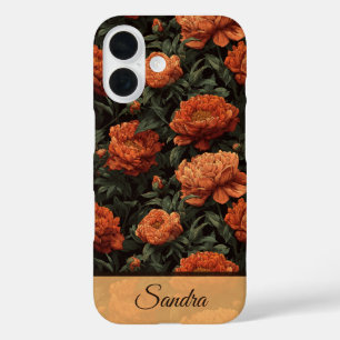 Kleurrijk Bedank Geschenk Pioen Naam iPhone 16 Hoesje