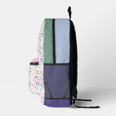 kleurrijk bedrukte rugzak (Rechts)