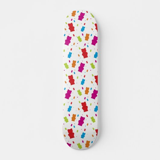 Kleurrijk Beer dot Patroon Skateboard (Voorkant)