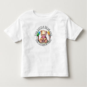 Kleurrijk Beer en Snoep Kinderen Peuter T-Shirt