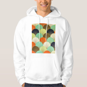 Kleurrijk behang: artistiek ontwerp. hoodie