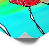 Kleurrijk ben je eigen soort mooi Poster (Hoek)