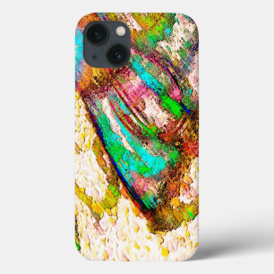 Kleurrijk - bijtend en ruw iPhone 13 hoesje