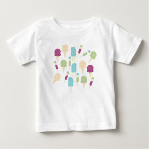 Kleurrijk Birthday Ice Cream Baby T-shirt