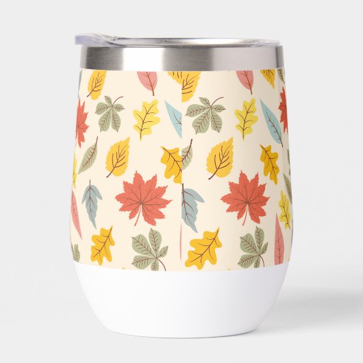 Kleurrijk blad Herfst patroon (Rechts)