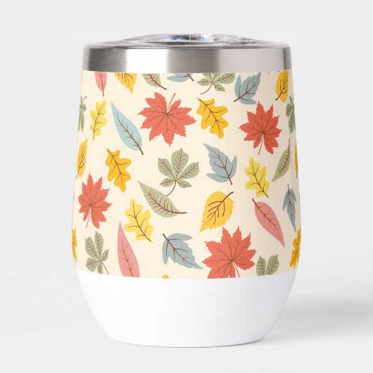 Kleurrijk blad Herfst patroon (Voorkant)