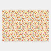 Kleurrijk blad Herfst patroon Inpakpapier Vel (Voorkant 2)