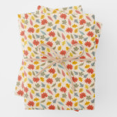 Kleurrijk blad Herfst patroon Inpakpapier Vel (In situ)