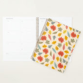 Kleurrijk blad Herfst patroon Planner (Display)
