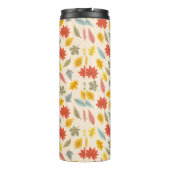 Kleurrijk blad Herfst patroon Thermosbeker (Achterkant)