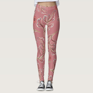  kleurrijk blad naadloos patroon leggings
