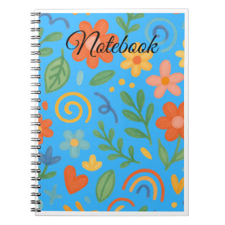 Kleurrijk Bloem Notitieboek