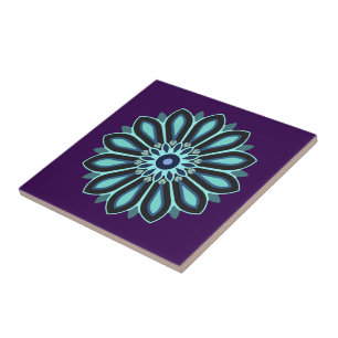 KLEURRIJK BLOEMENKUNST KADO DOCHTER MOM BOSS 2026 TEGELTJE